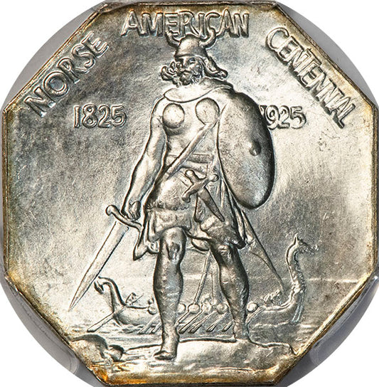 1925 Medal Norse American, Thick PCGS MS66 obverse