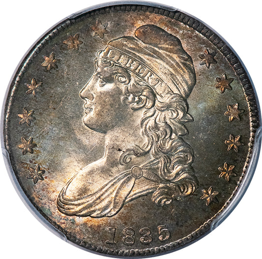 (6168) 1835 50C PCGS MS64 CAC