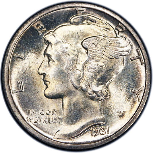 1931-D 10C PCGS MS66FB obverse