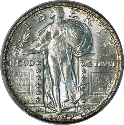 (5762) 1927-D 25C PCGS MS65 CAC