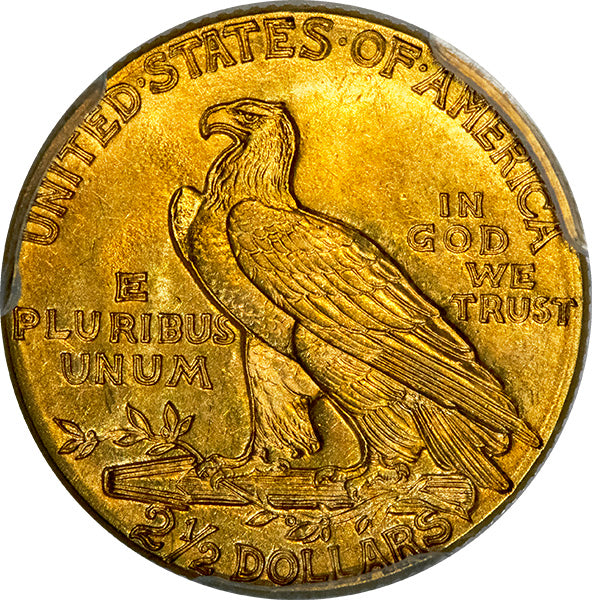 1912 $2.50 PCGS MS64 reverse