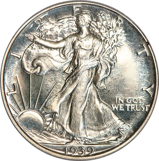 (6639) 1939 50C PCGS PR66 CAC Walker obverse