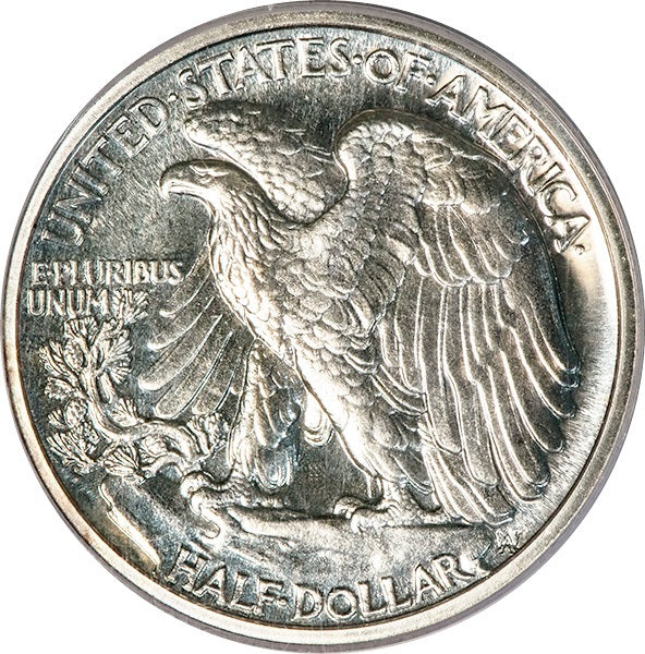 (6639) 1939 50C PCGS PR66 CAC Walker reverse