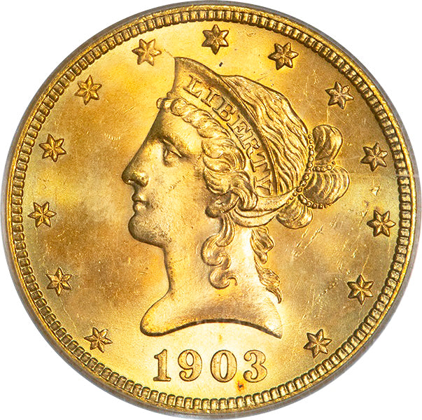 1903-S $10 PCGS MS64 CAC Old Holder obverse