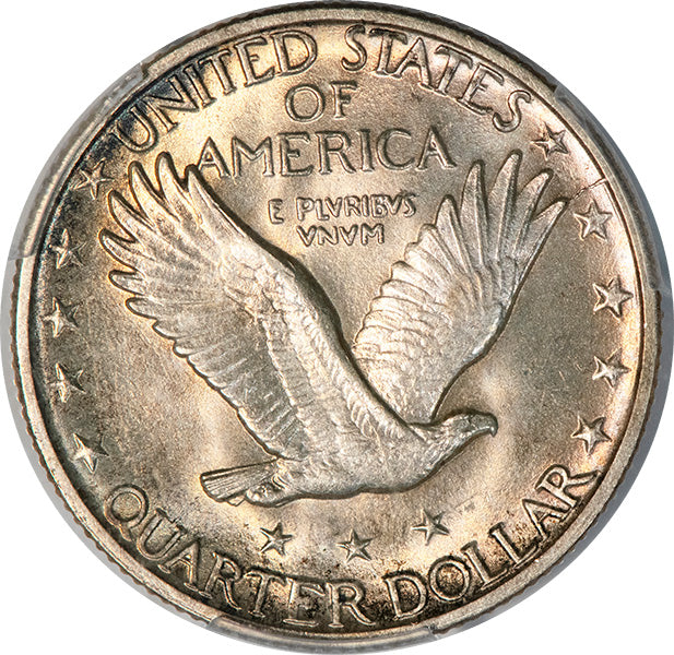 1919-D Standing Liberty Quarter reverse