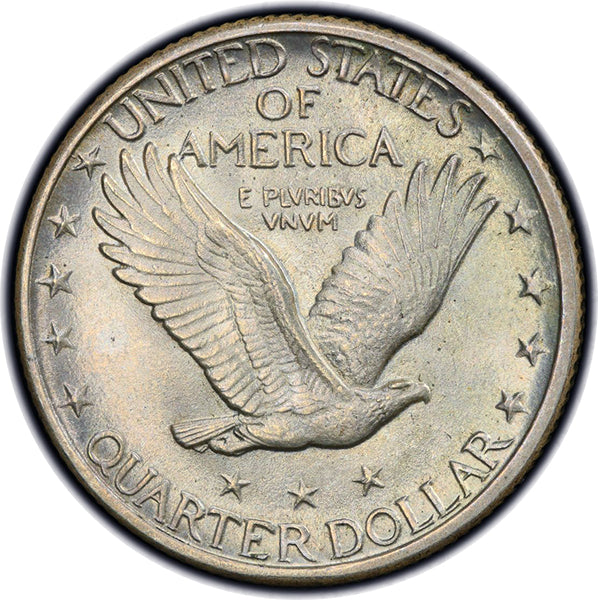 1918-D Standing Liberty Quarter reverse