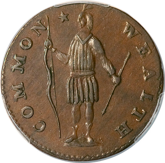 1788 Cent Massachusetts, Period PCGS MS62BN obverse