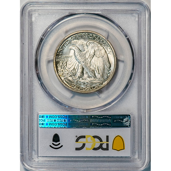(6613) 1941-S 50C PCGS MS66+ CAC Walker reverse slab