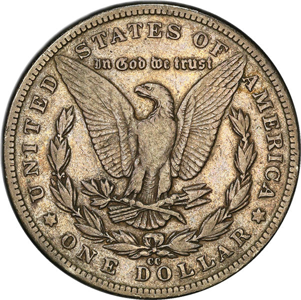 (7190) 1889-CC $1 PCGS VF20 CAC Morgan reverse