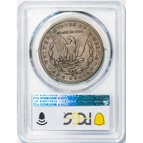 (7190) 1889-CC $1 PCGS VF20 CAC Morgan reverse slab