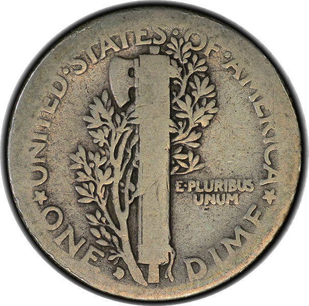 1916-D 10C PCGS AG03 CAC reverse