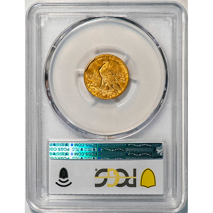 (7949) 1925-D $2.50 PCGS MS65 Indian reverse slab