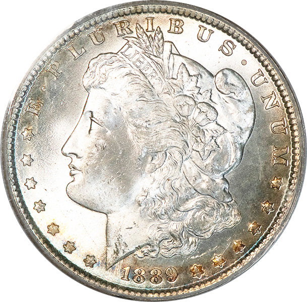 1889 Morgan Silver Dollar obverse