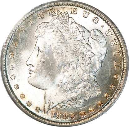 1889 Morgan Silver Dollar obverse