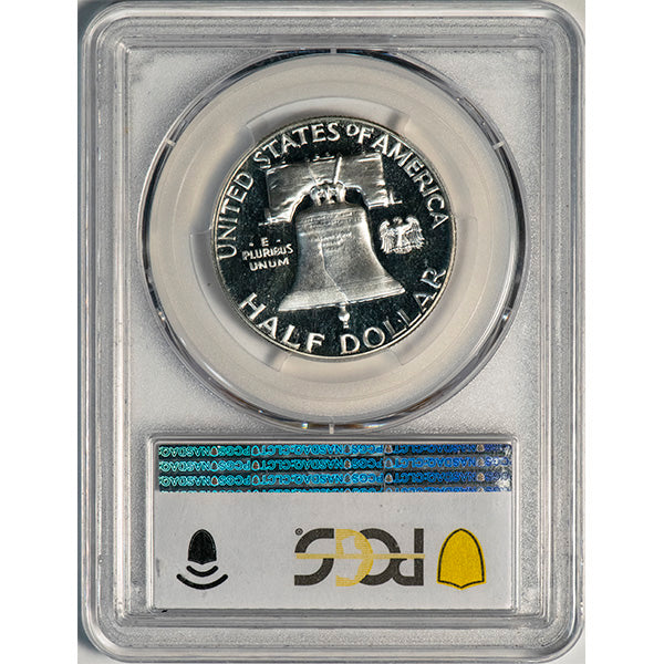(6694) 1957 50C PCGS PR67DCAM Franklin reverse slab