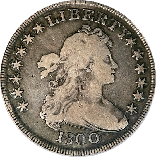 (6887) 1800 S$1 PCGS F12 Bust Dollar obverse