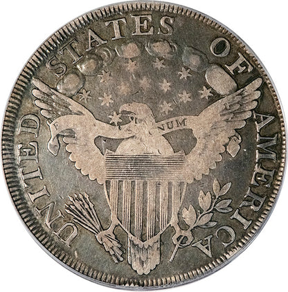 (6887) 1800 S$1 PCGS F12 Bust Dollar reverse