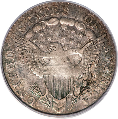 1798/7 10C 13 Stars Reverse PCGS XF45 CAC reverse