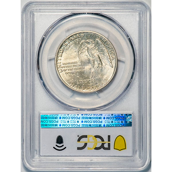 (9378) 1925 50C PCGS MS67 Stone Mountain reverse slab