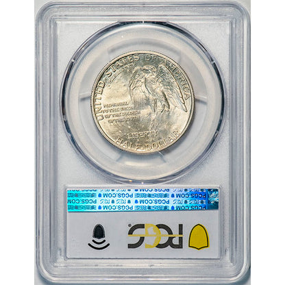 (9378) 1925 50C PCGS MS67 Stone Mountain reverse slab