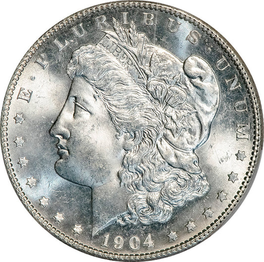 (7294) 1904-S $1 PCGS MS66+ CAC Morgan obverse