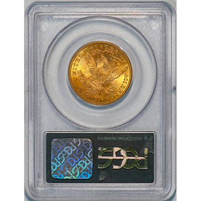 (8751) 1902-S $10 PCGS MS64 CAC Liberty reverse slab
