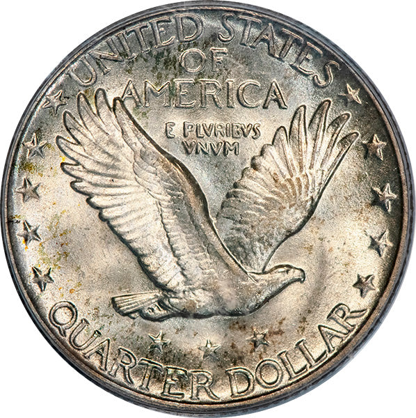 (5778) 1930 25C PCGS MS65 SLQ reverse