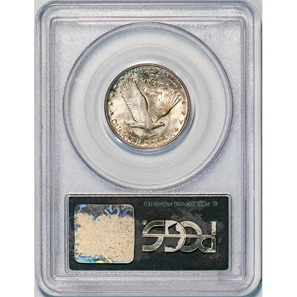 (5778) 1930 25C PCGS MS65 SLQ reverse slab