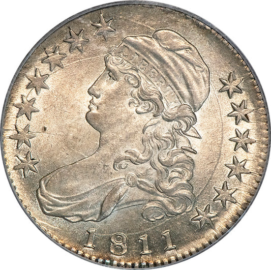 (6096) 1811 50C PCGS AU58 Bust Half obverse