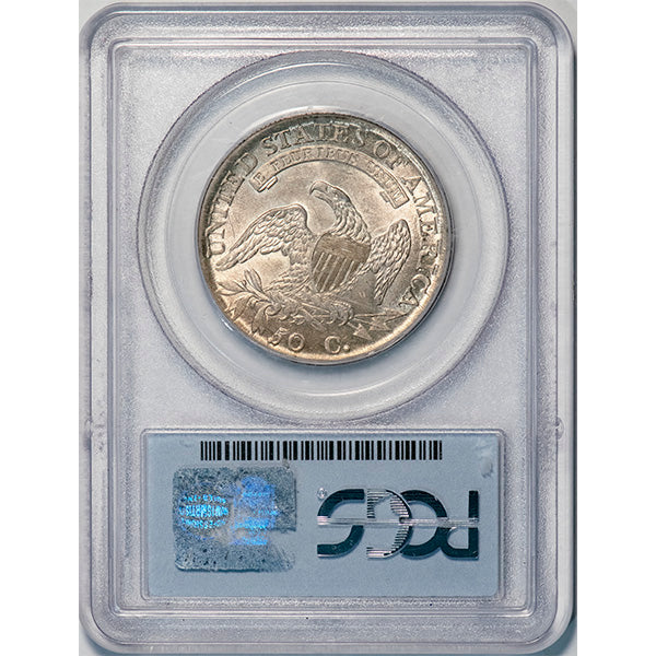 (6096)1811 50C PCGS AU58 Bust Half reverse slab