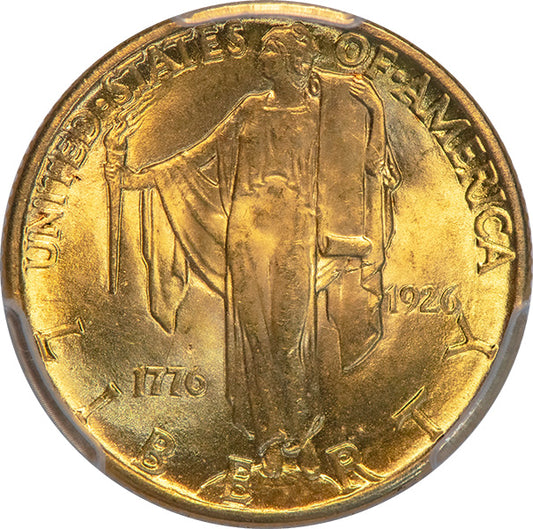 (7466) 1926 $2.50 PCGS MS65 Sesquicentennial obverse