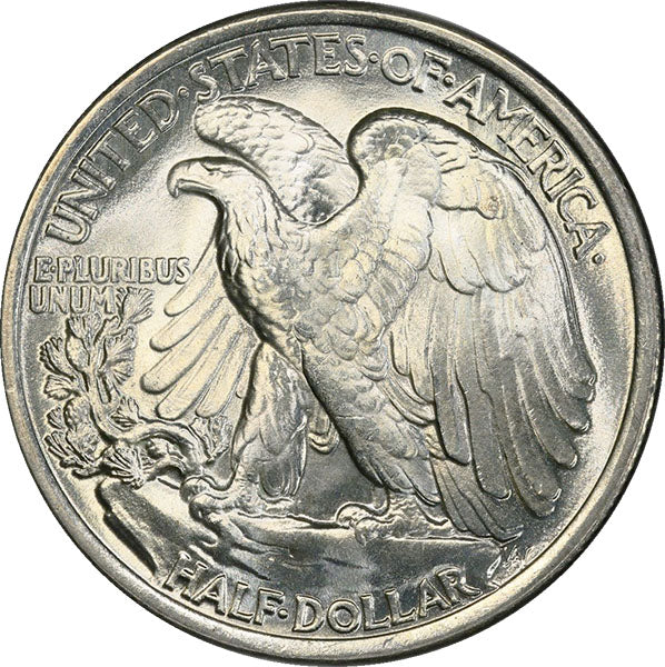 (6598) 1936 50C PCGS MS66 Walker reverse