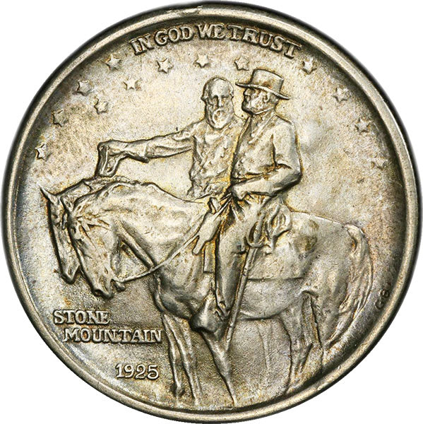 (9378) 1925 50C PCGS Genuine Stone Mountain obverse