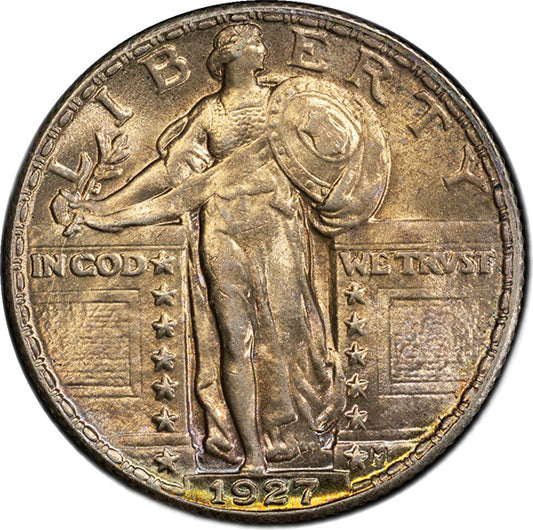(5761) 1927 25C PCGS MS64FH SLQ obverse