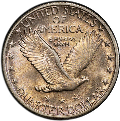 (5761) 1927 25C PCGS MS64FH SLQ reverse