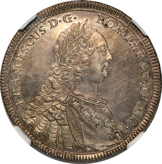 1754 1/2T ICB Germany Regensburg NGC AU58 obverse