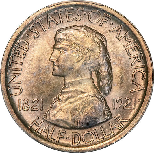(9330) 1921 50C PCGS MS63 Missouri obverse