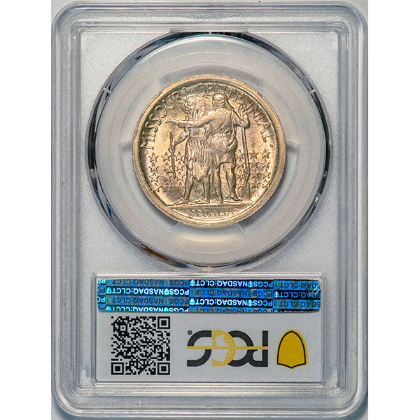(9330) 1921 50C PCGS MS63 Missouri reverse slab