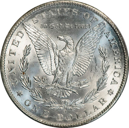 (7260) 1899-O $1 PCGS MS66 CAC Morgan reverse