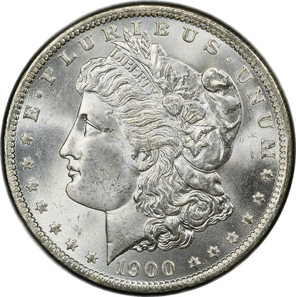 (7268) 1900-O/CC $1 PCGS MS64 CAC Morgan obverse