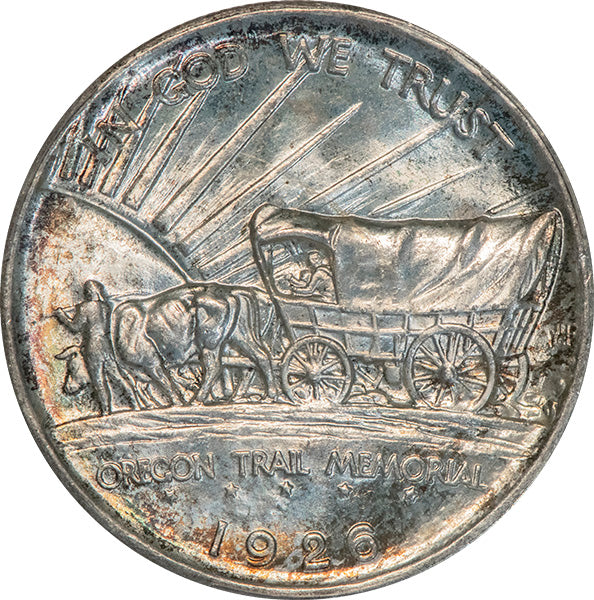 (9341) 1926-S 50C PCGS MS66 CAC Oregon reverse