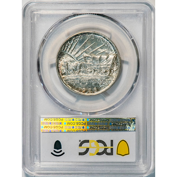 (9341) 1926-S 50C PCGS MS66 CAC Oregon reverse slab