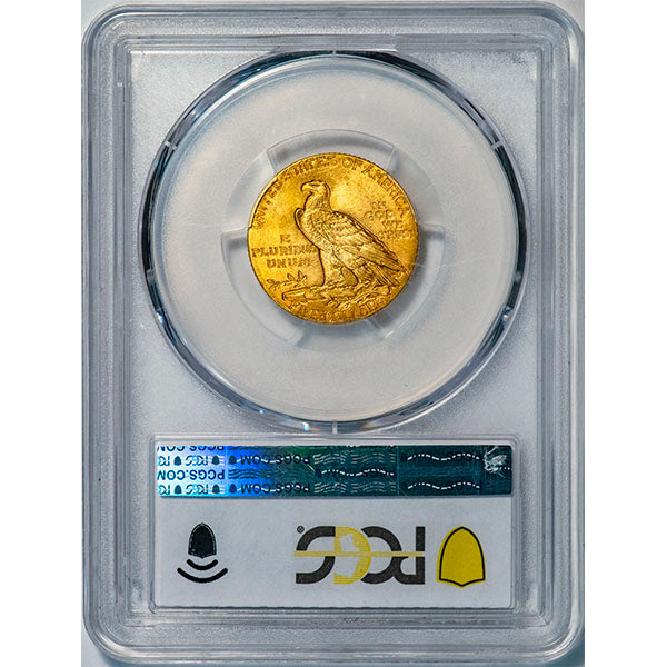 (8513) 1909 $5 PCGS MS65+ CAC Indian reverse slab