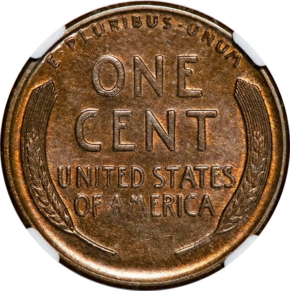 (2456) 1912-S 1C NGC MS63BN Lincoln reverse