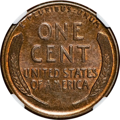 (2456) 1912-S 1C NGC MS63BN Lincoln reverse