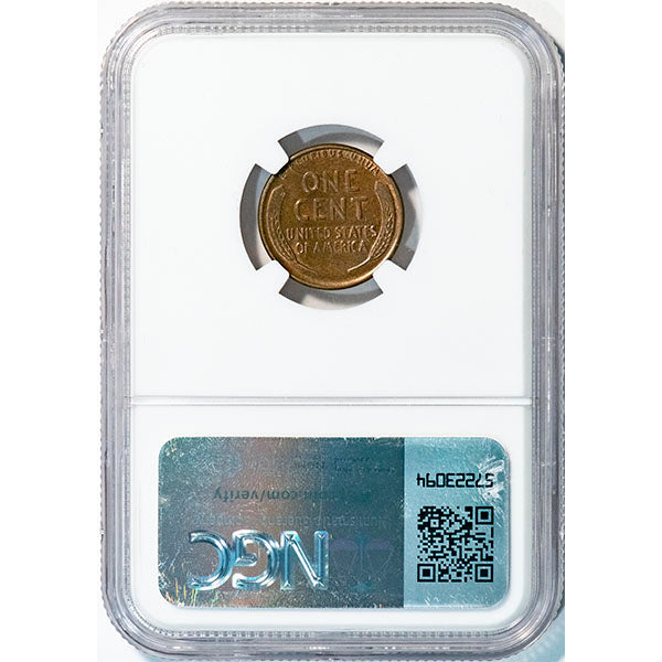 (2456) 1912-S 1C NGC MS63BN Lincoln reverse slab