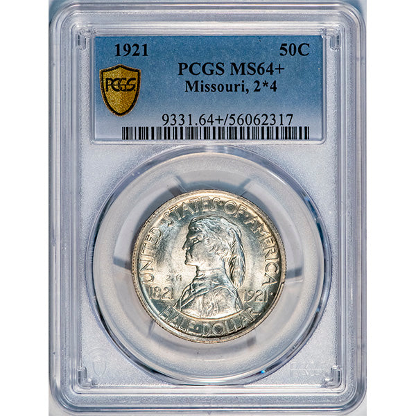 (9331) 1921 50C PCGS MS64+ Missouri slab