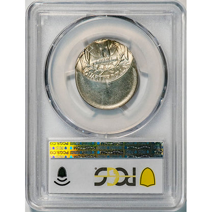 (5985) 1932-64-D 25C PCGS MS63 Mint Error 50% Off-Center reverse slab