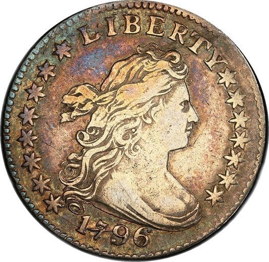 (4461) 1796 10C PCGS VF35 Bust Dime obverse