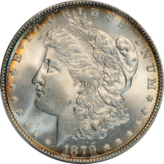 (7084) 1879 $1 PCGS MS66+ Morgan obverse